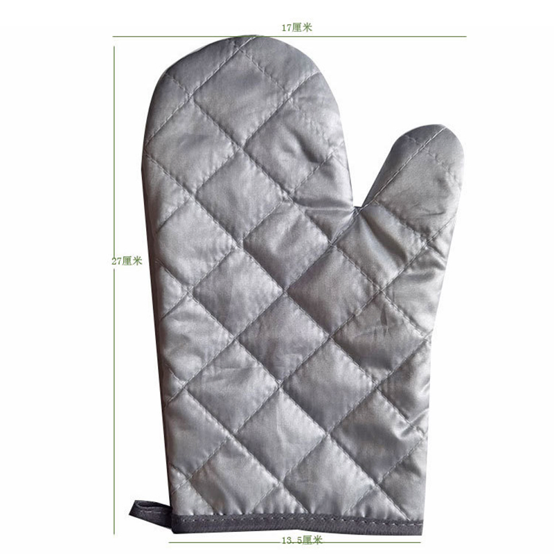 Manufacturer Wholesale Oven and Microwave Oven Heat Insulation Gloves, Silver-Coated Oven Gloves
