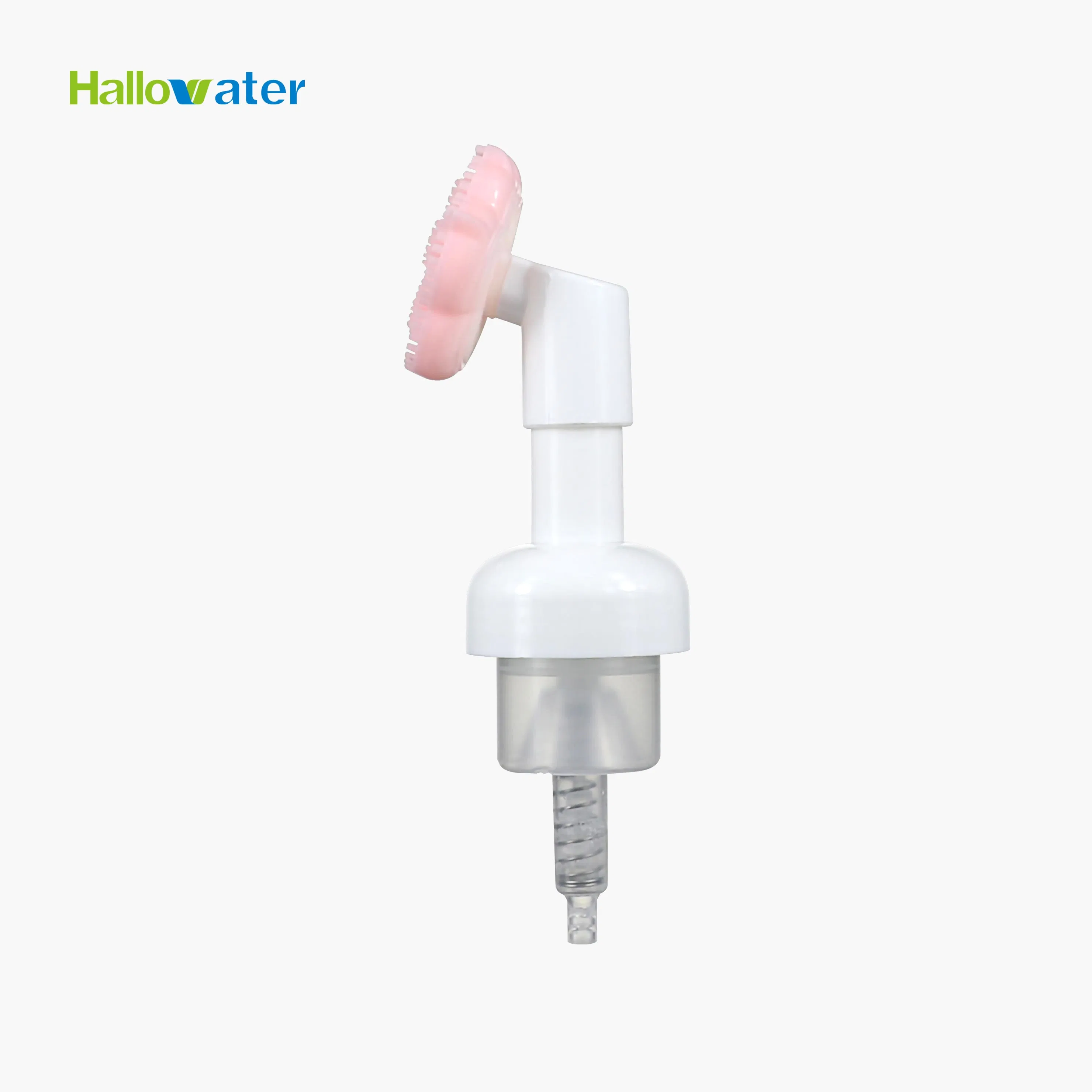 Paw Shape Mousse Foam Pump Soap Dispenser for Hand Clean with Soft Silicone Brush