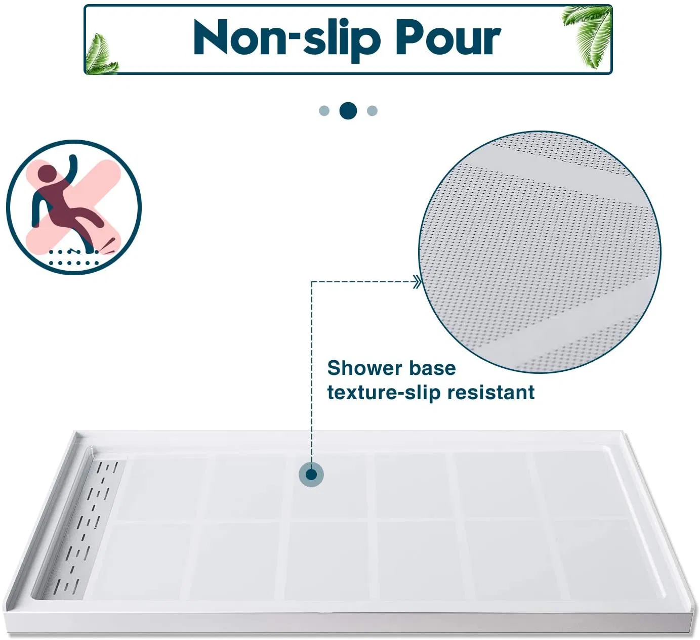 Shower Base Matched with Simple Shower Room (BD-3003)