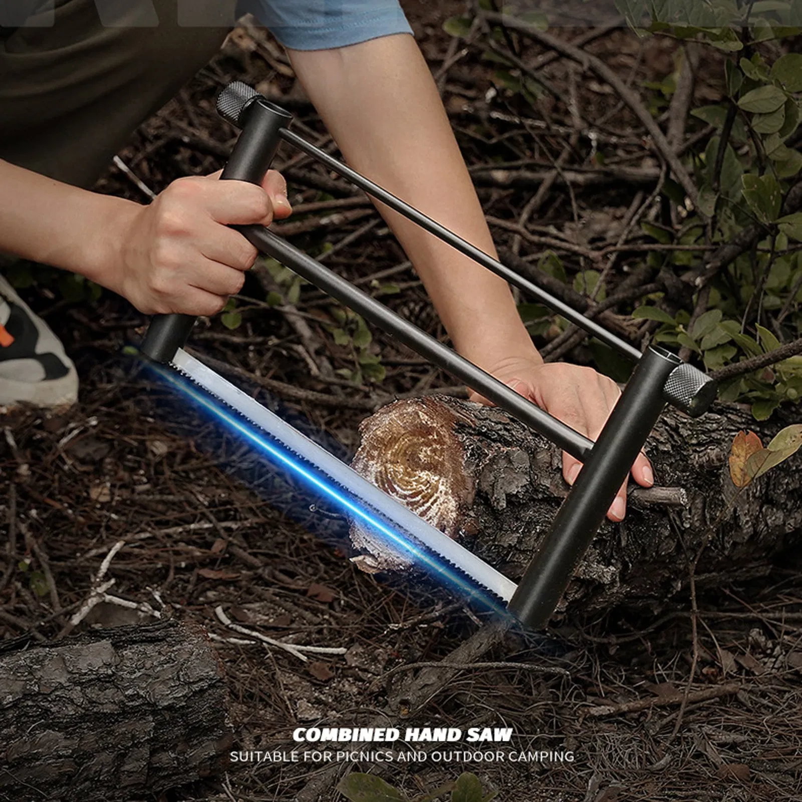 Camping Portable DIY Aluminum Alloy Wood Glass Cutting Kit Folding Woodworking Metal Working Multipurpose Handsaw
