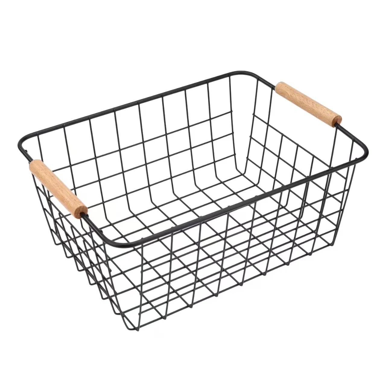 Bulk Wholesale Customizable Commercial Metal Storage Racks Shelf Iron Storage Basket
