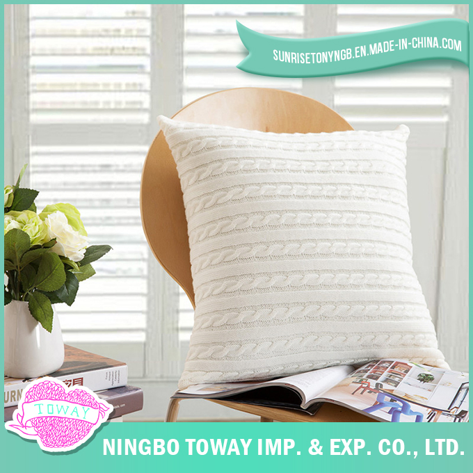 Knitted Cover Custom Sofa Cushions Home Decor Decorative Throw Pillow