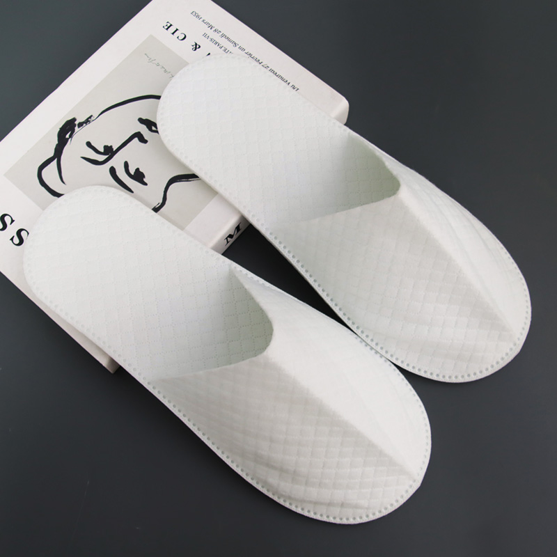 Hot Selling Customized Hotel Disposable White Slippers