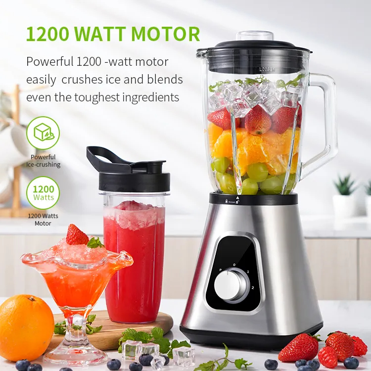 1200W Motor Juice Maker Titanium-Plated Filter Centrifugal Kitchen Juicer Blender Machine