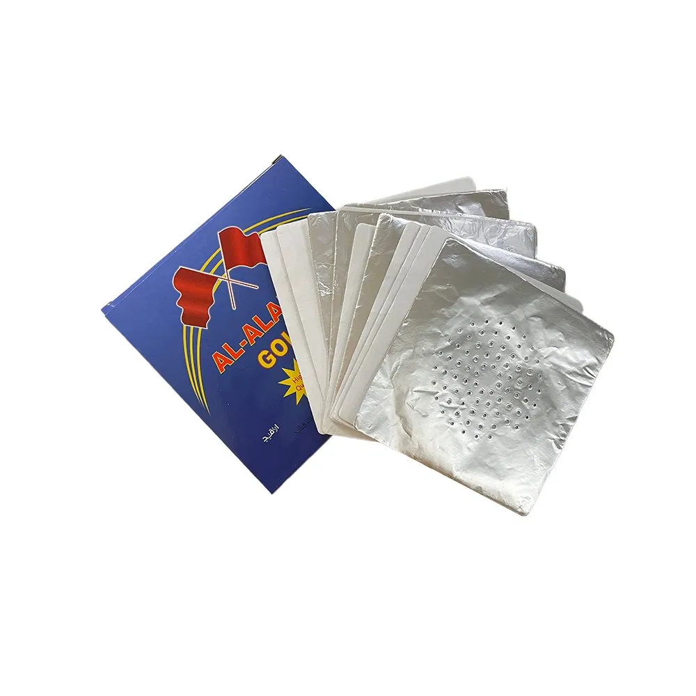 Pre-Punched High Quality Silver Shisha Round Square Aluminum Foil Hookah Sheet Paper