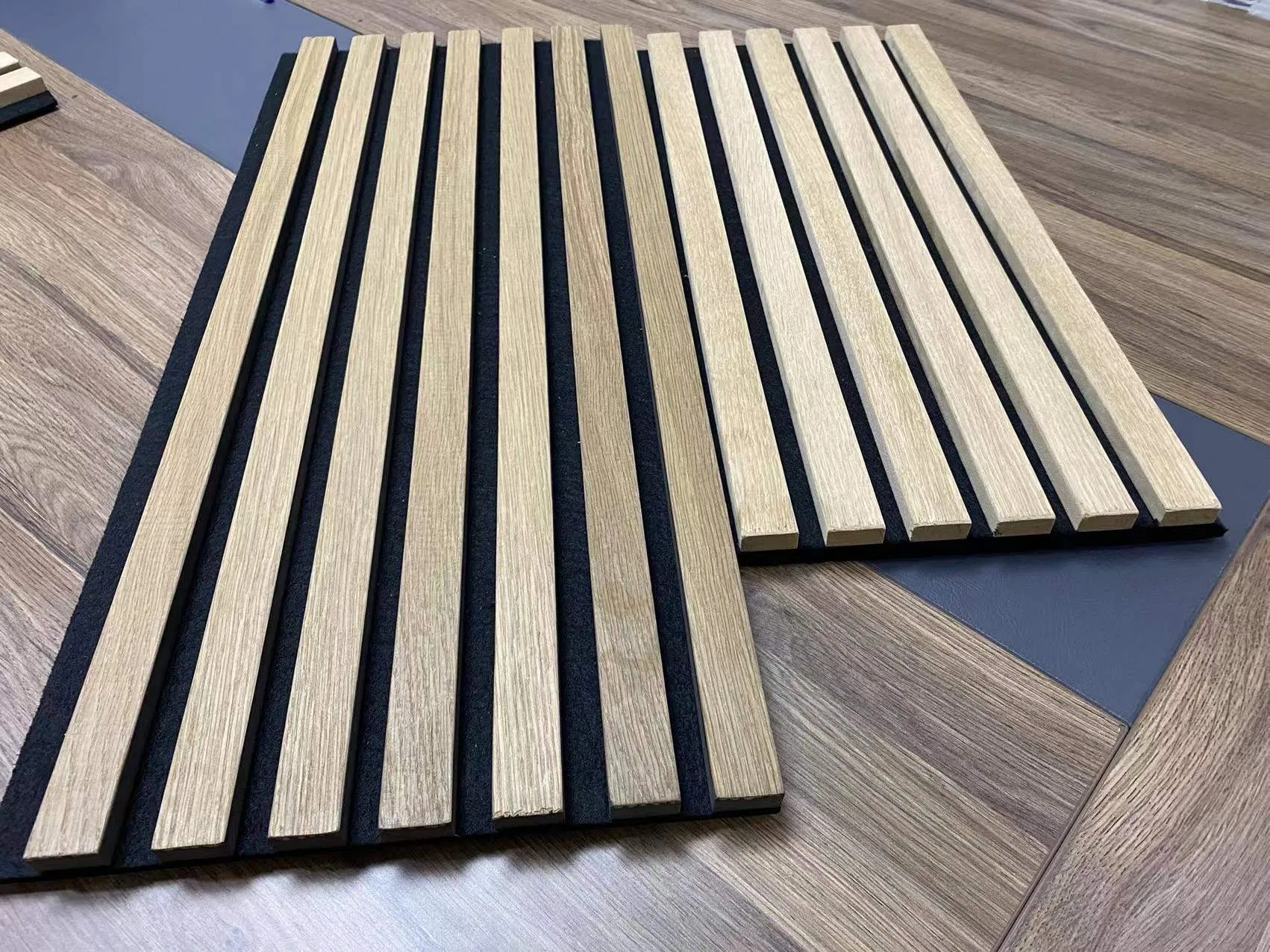 Wall and Ceiling Sound Absorbing Decor Wood Strip Acoustic Panels for Home Building Acoustic Panels
