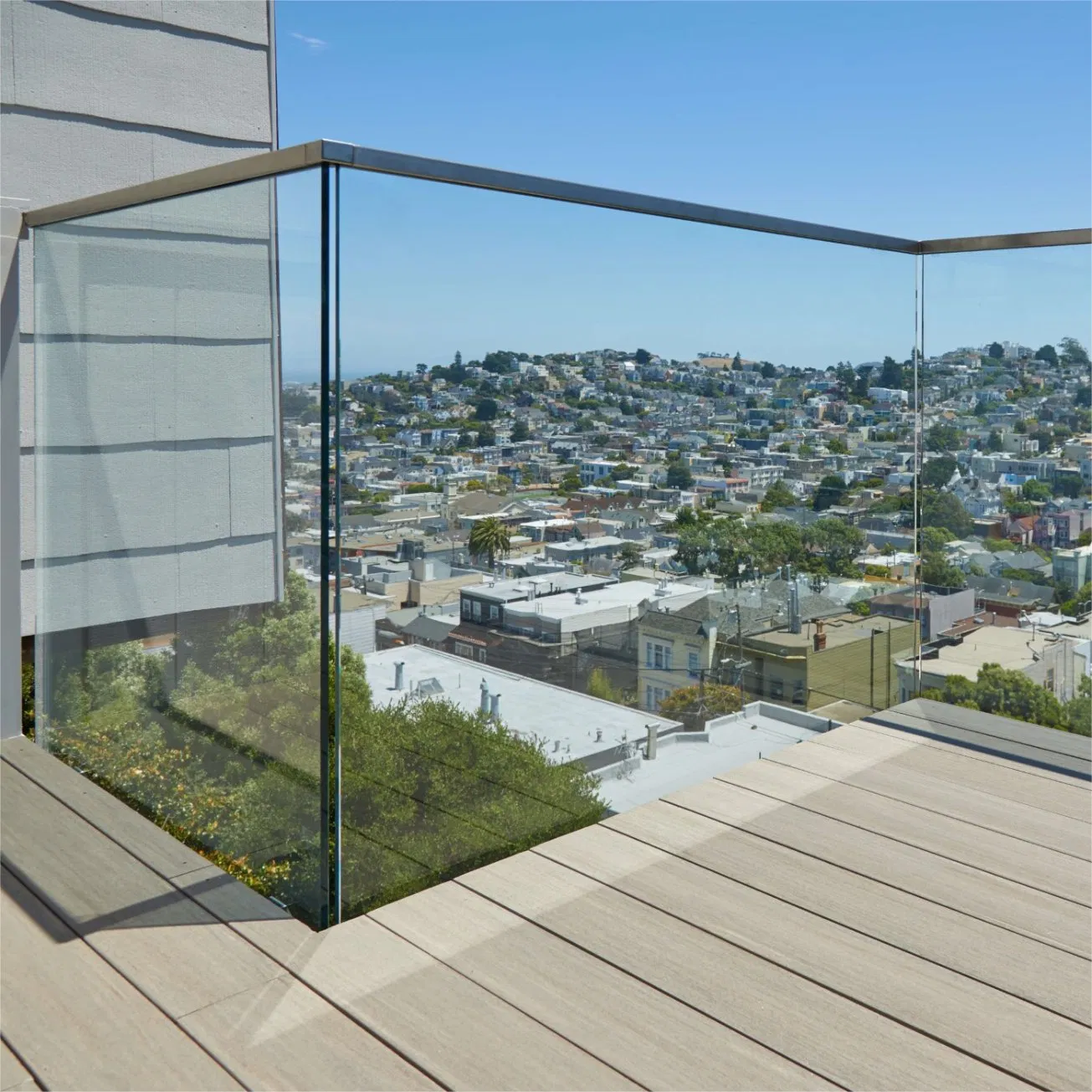 Stainless Steel Glass Railing for Balcony