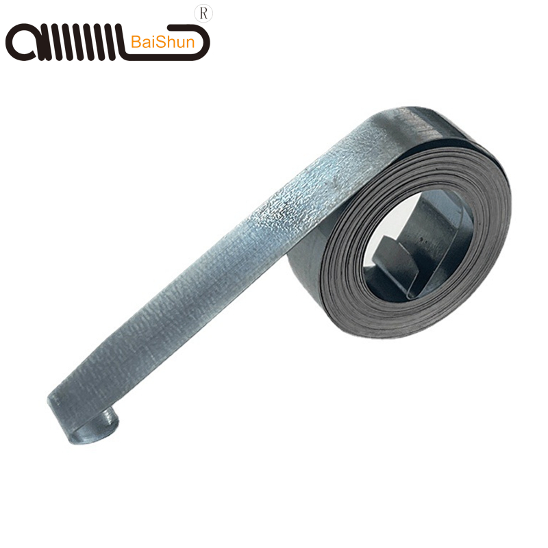 High Service Life Scroll Winding Stainless Steel Metal Coil Flat Spiral Constant Force Return Spring for Roller Mechanism
