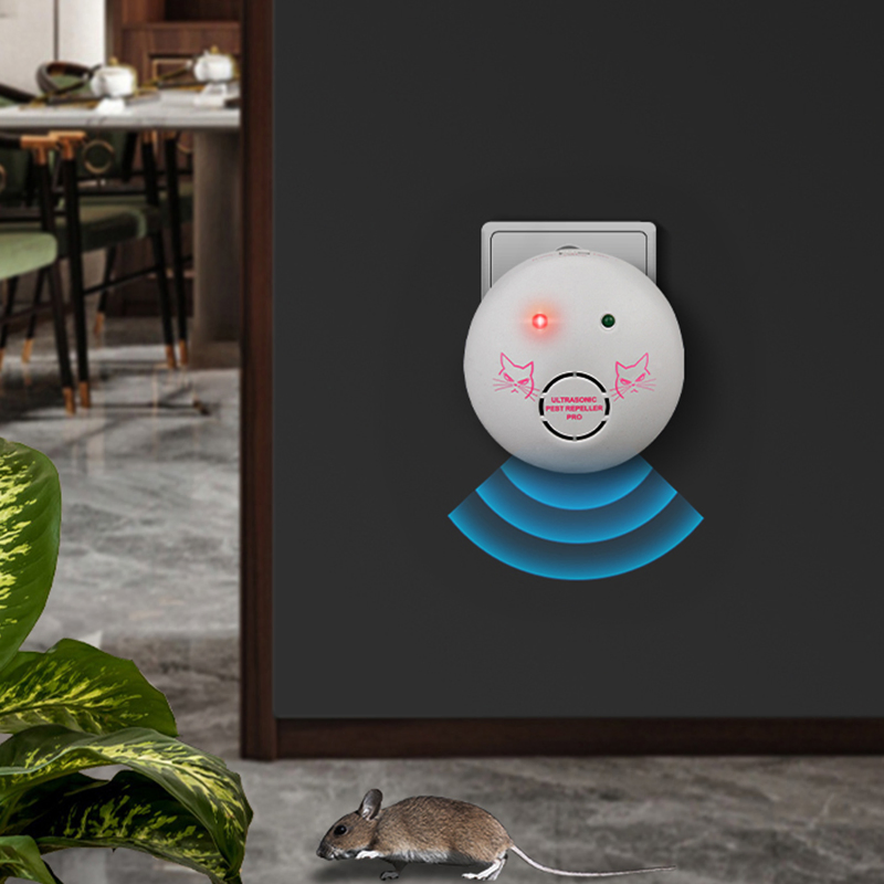 Humane Rat Repeller EU Electronic Home Use Ultrasonic Rodent Mouse Mice Repeller