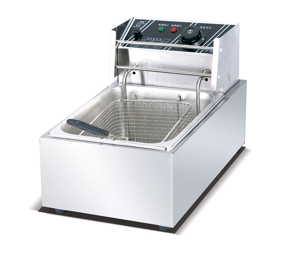 Commercial 1-Tank Electric Fryer for Potato Food Fry