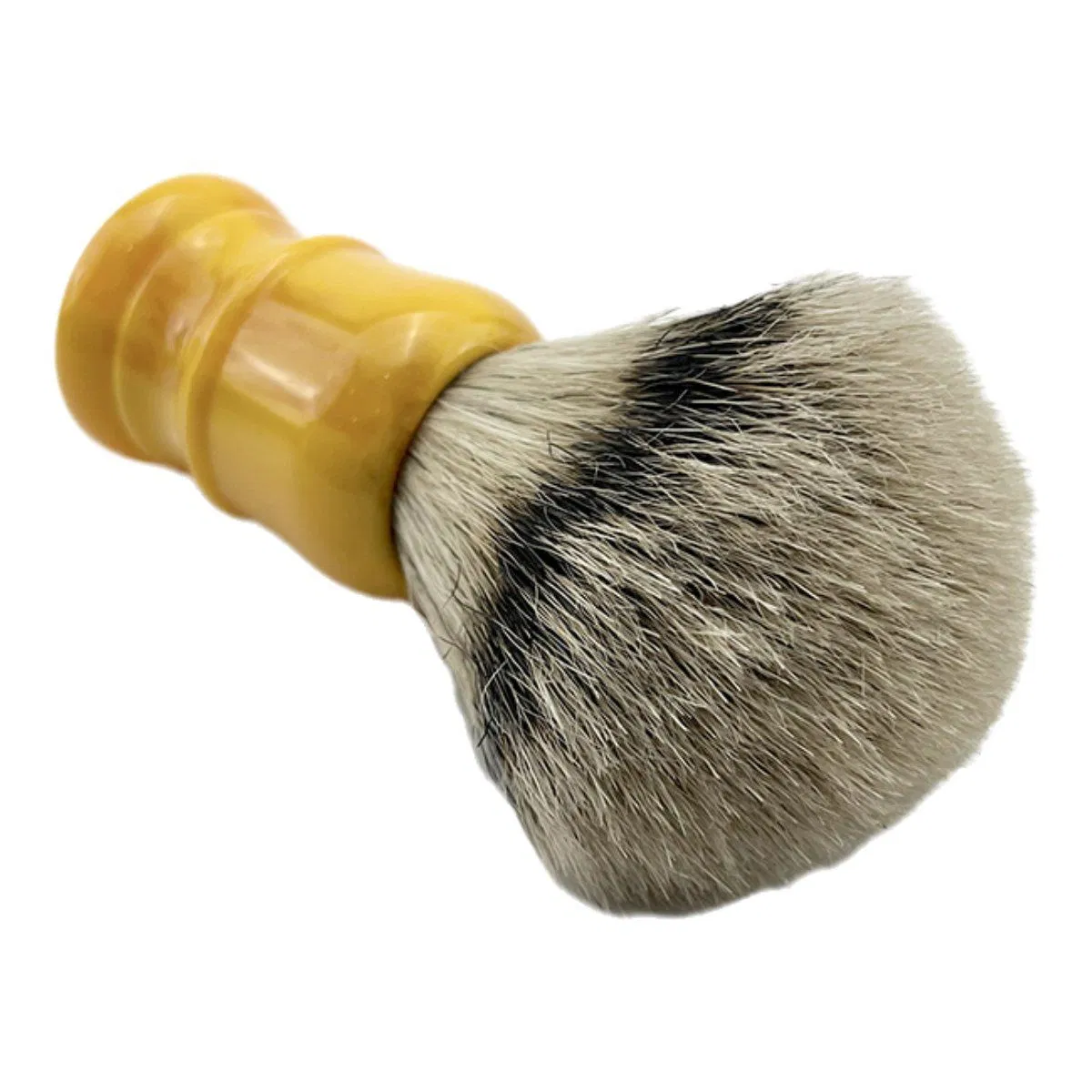 Custom Professional Beard Grooming Brush Soft Nylon Anti-Static Shaving Brush