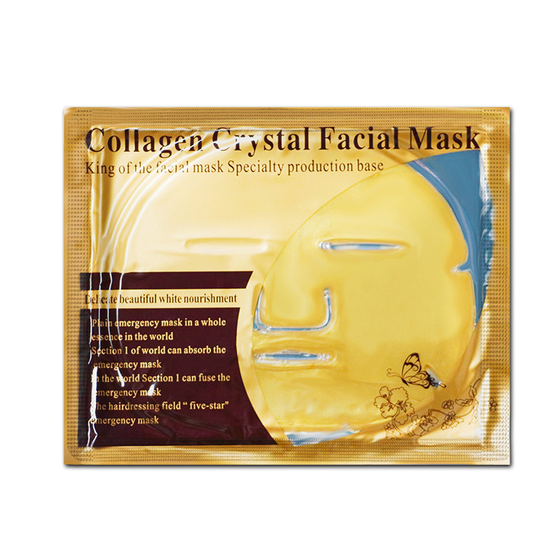 Amazon Hot Selling Repairing Moisturing Golden Collagen Luxury Sleeping Facial Mask