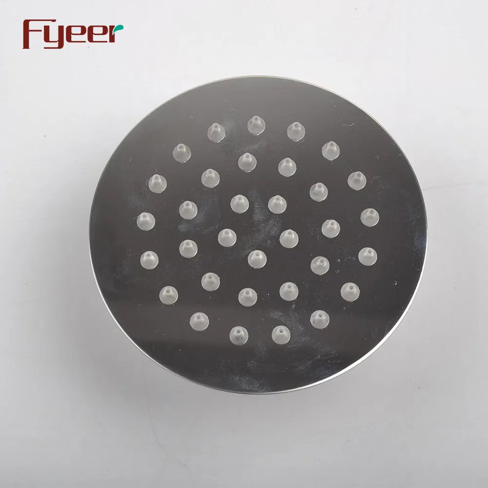 Fyeer Mirror Chromed 4 Inch Stainless Steel Shower Head