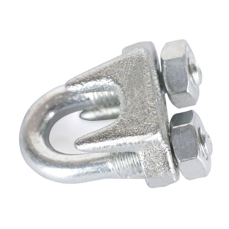 Galvanized Casted DIN 741 Malleable Steel Wire Rope Clamp