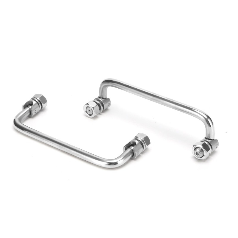 304 Stainless Steel Pull Handle, Ls506 Industrial Folding Pull Handle for Luggage Box and Cabinet Door Handle