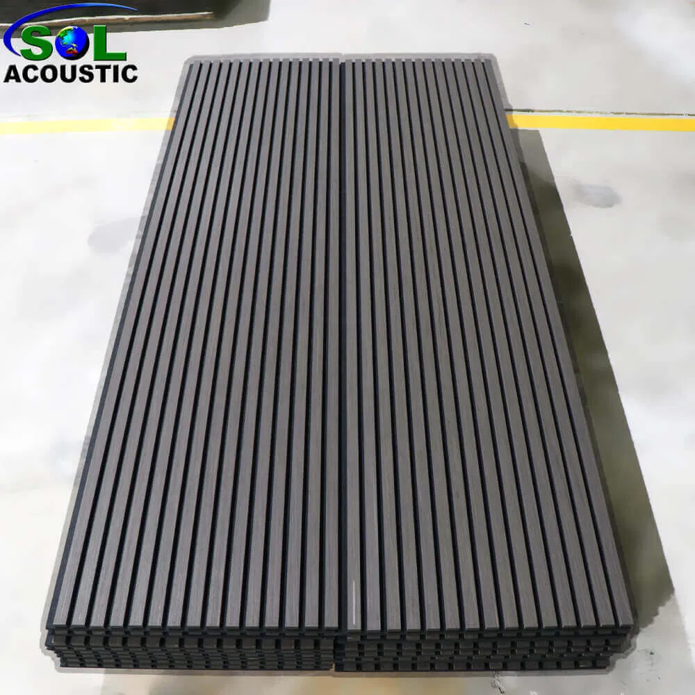 Sol Acoustic Acoustic Panel Slat Wooden Pet Acoustic Panels Wool Felt Sound