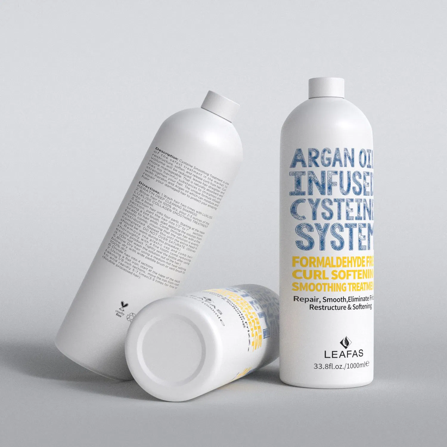 Private Label Formaldehyde Curl Softening Smoothing Treatment 1000ml