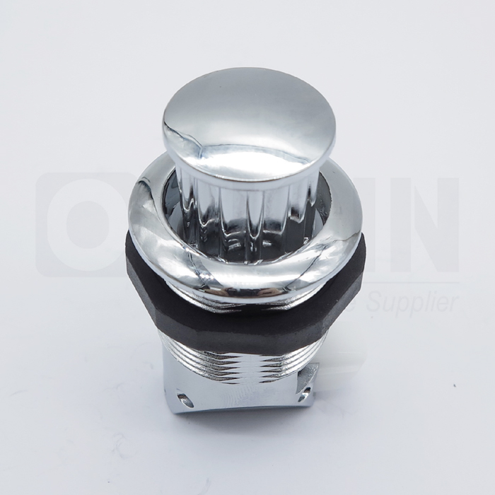 RV Caravan Camper Marine Pop-out Knob Latch Hot Push Button Catch Lock Latches Push to Close Latch