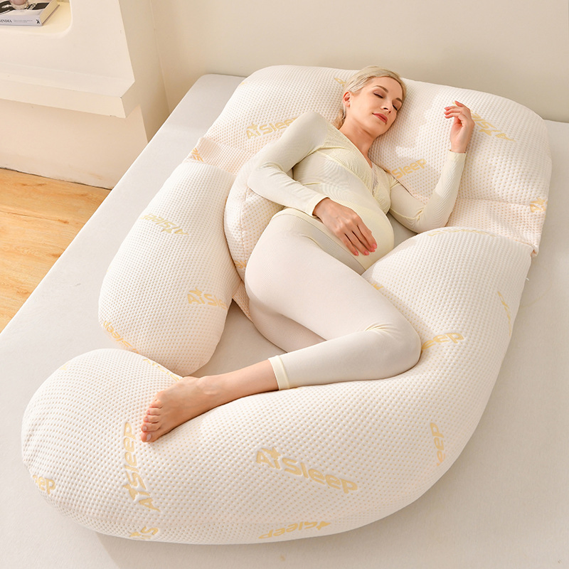 Pregnancy Pillows, U-Shape Maternity Pillow with Cotton Removable Cover