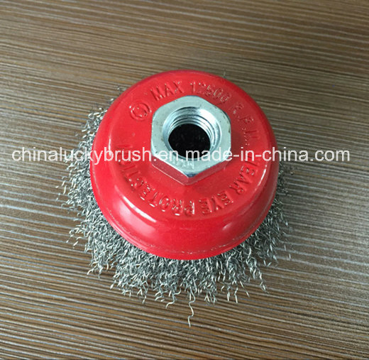 Чашечная щетка 3 дюйма из нержавеющей стали