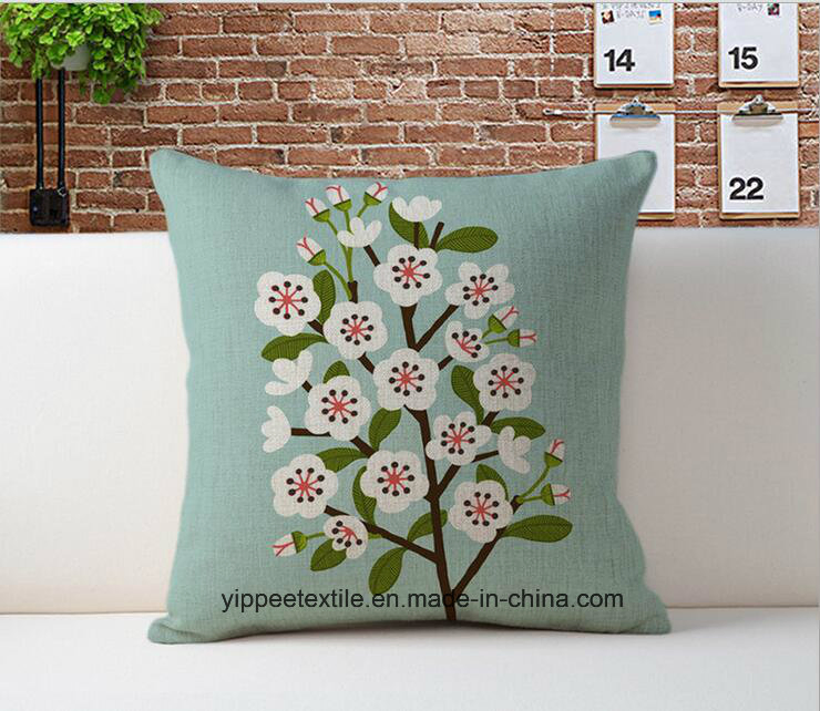 Декоративная подушка с печатью 45x45 см