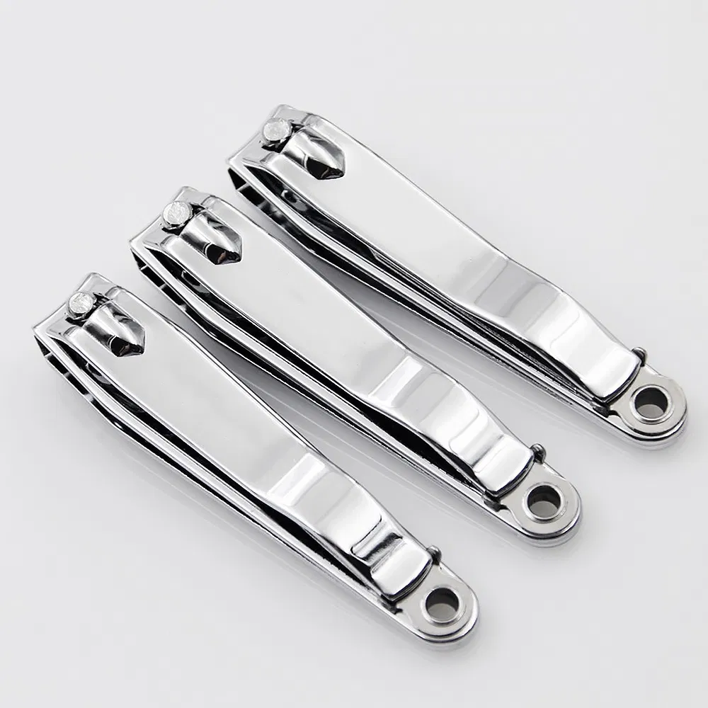 Stainless Steel Large Foldable Fingernail Toenail Nail Clipper with Metal Nails File Cutter