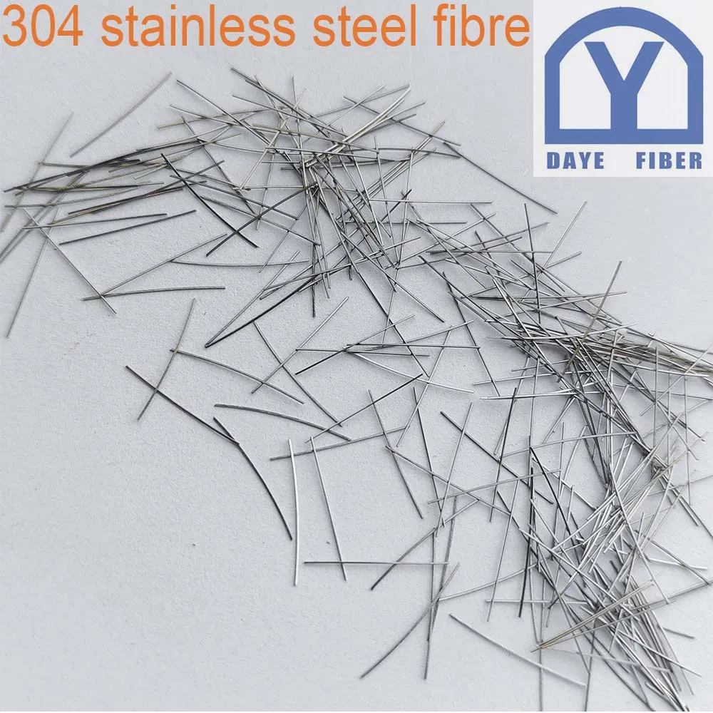 13/0.2mm Straight 304 Stainless Steel Fibres Round Wire Fiber for Concrete