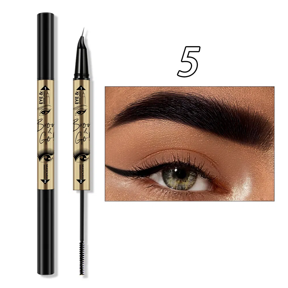 6g 5 Color Eyeliner + Eyebrow Pencil + Mascara Makeup Set