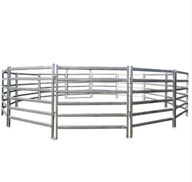 Laser Cutting and Fully Welded Oval Rails Cow Fence/ Metal Livestock Cattle/Sheep /Cattle/Horse/Corral/Sheep/Round Yard/Livestock Panels for Farm