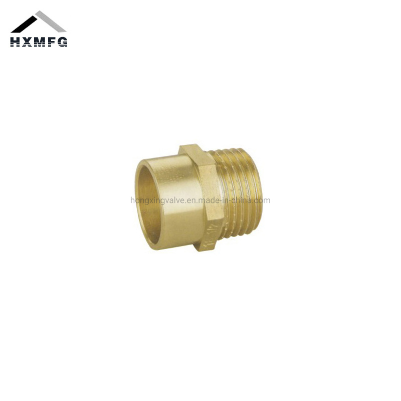 Brass Made Compression Thread Soldering Cap for Copper Tube