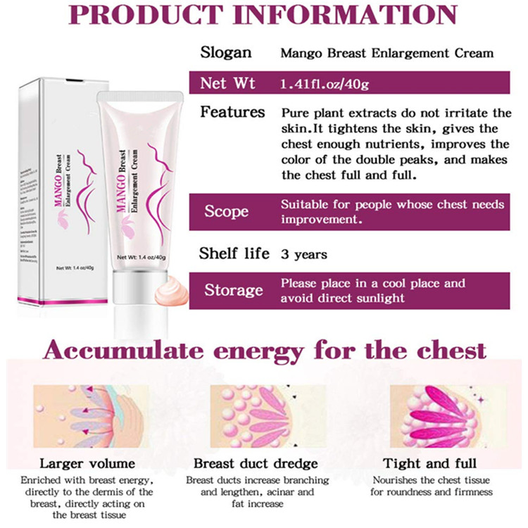 OEM Private Label Custom Firming Breast Enlargement Cream