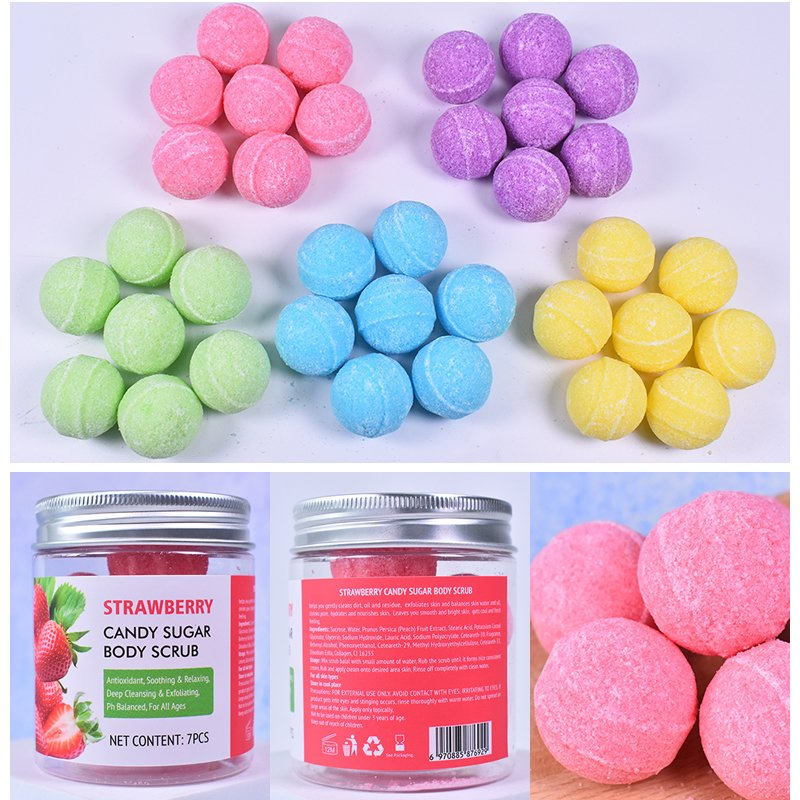 Custom Body Natural Vegan Private Label Wholesale Whitening Organic Cubes Facial Body Sugar Scrub
