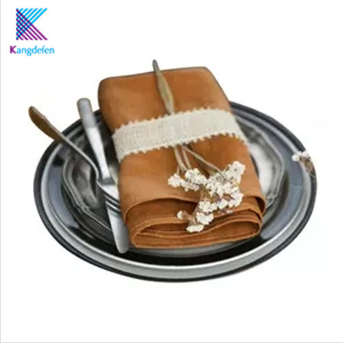 Custom Polyester Hotel Banquet Disposable Rectangular Jacquard Napkin Table Cloth