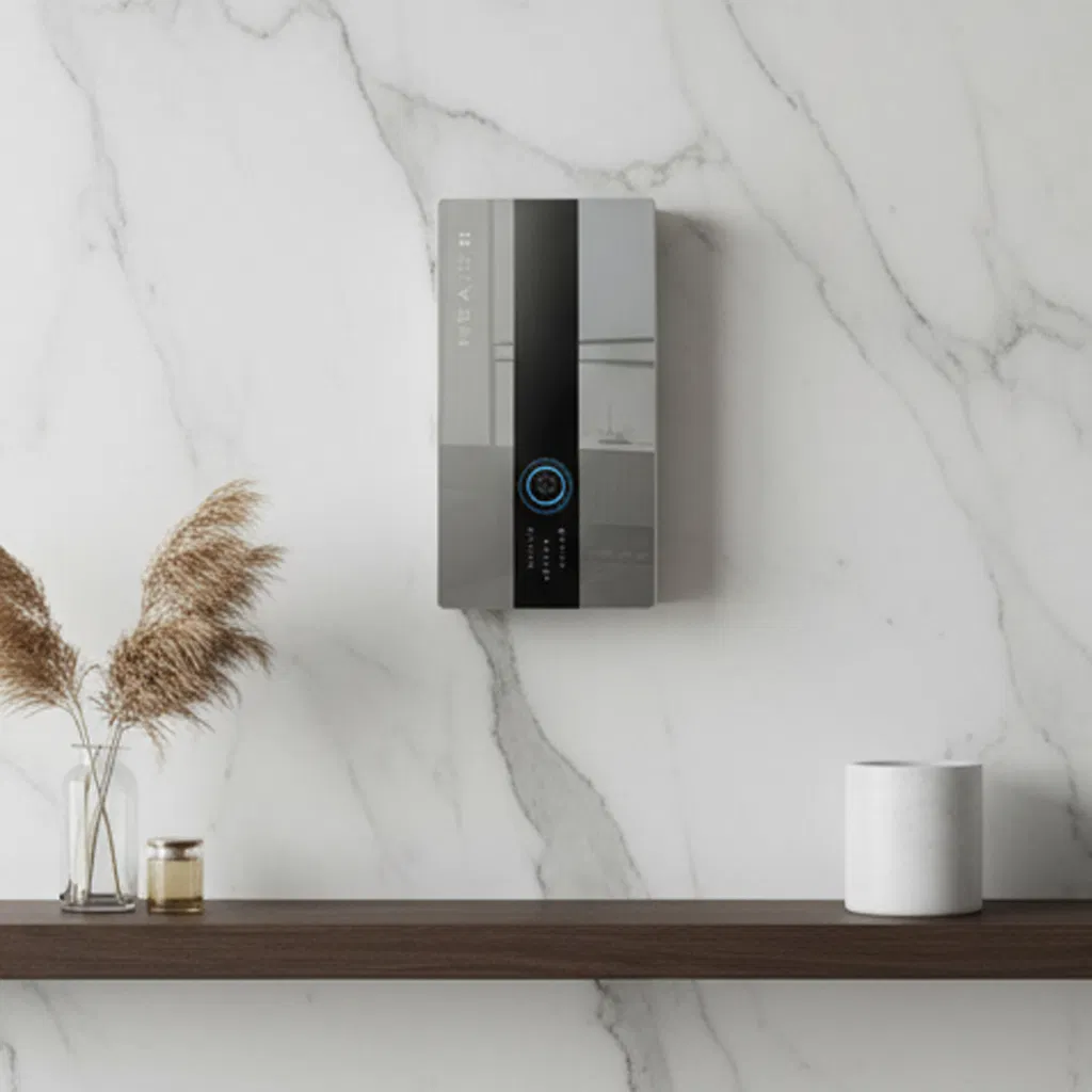 Silver Gas Wall-Hung Boiler Featuring 10m Copper Wire OEM Support