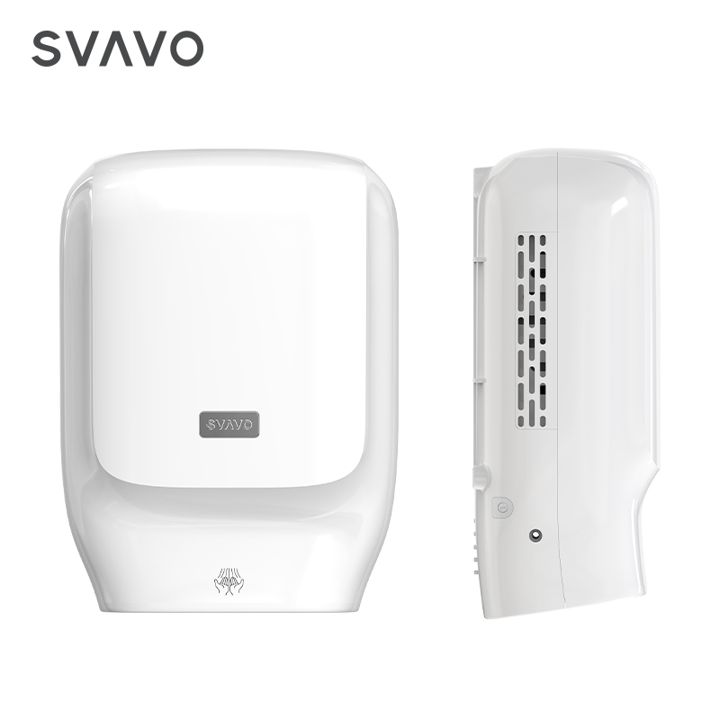 Bathroom Wall Mounted ABS Plastic Mini High Speed Hand Dryer for Toilet
