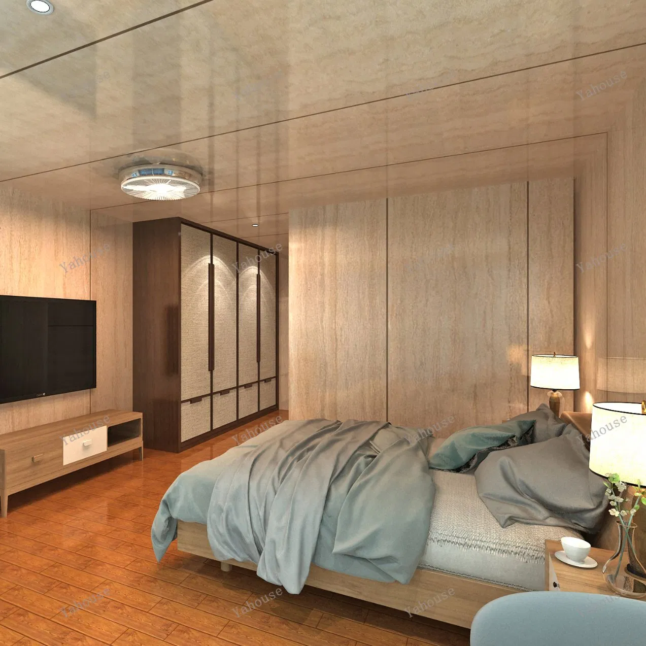 Container House Caravan Prefabricated House Mobile Luxury Tiny Home Portable Prefab Steel Construction Modular Movable Villa Camp