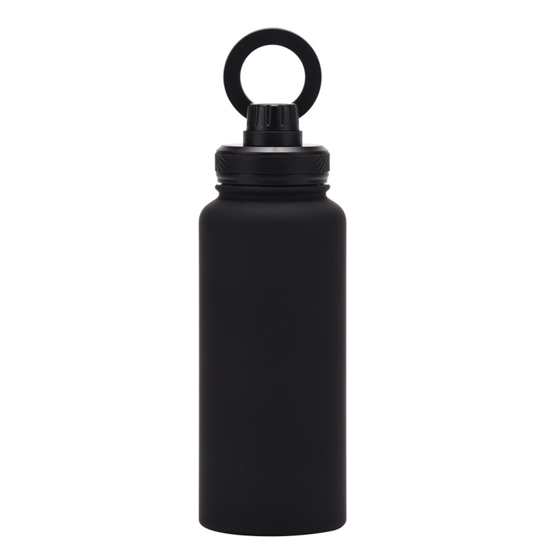 1000ml Metal Flask Double Insulated Water Bottles with Magnet Lid