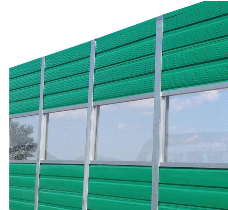 Customizable Acoustic Sound Barrier Metal Concrete PC Panel Noise Resistance Wall for Railway Highway