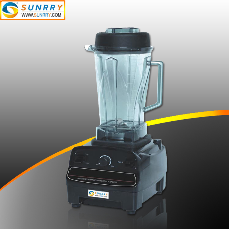 Commercial Food Processor Blender Bottle Mixer with Stepless Speed Regulation