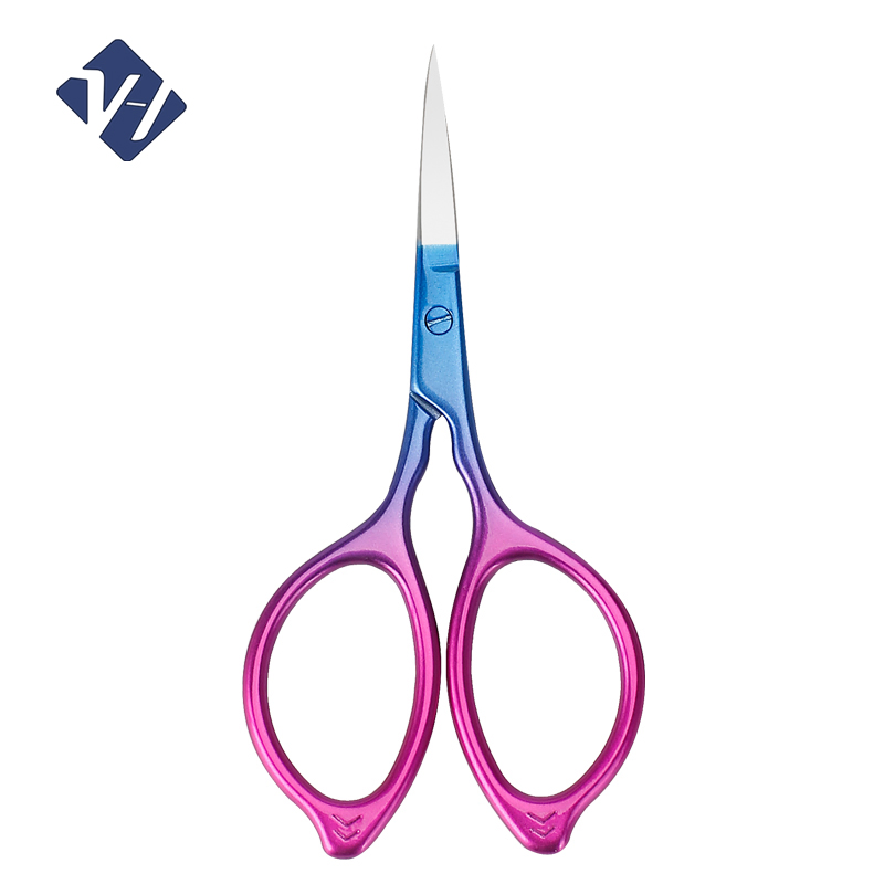 Top Quality Personal Care Stainless Steel Gradient Beauty Toe Nail Cuticle Scissors