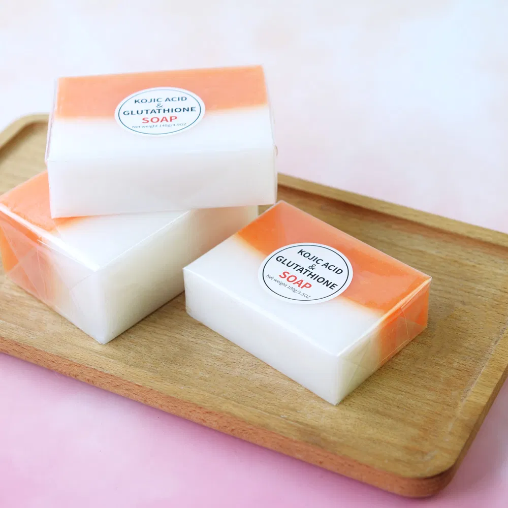 Organic 100g 140g 200g Anti Acne Whitening 2 in 1 Glutathione Kojic Acid Papaya Soap Manufacturer