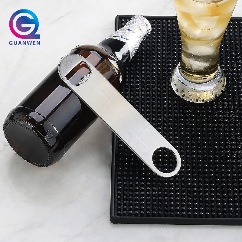 Home and Kitchen Stainless Steel Bottle Opener Heavy Duty Beer Flat Bottle Opener