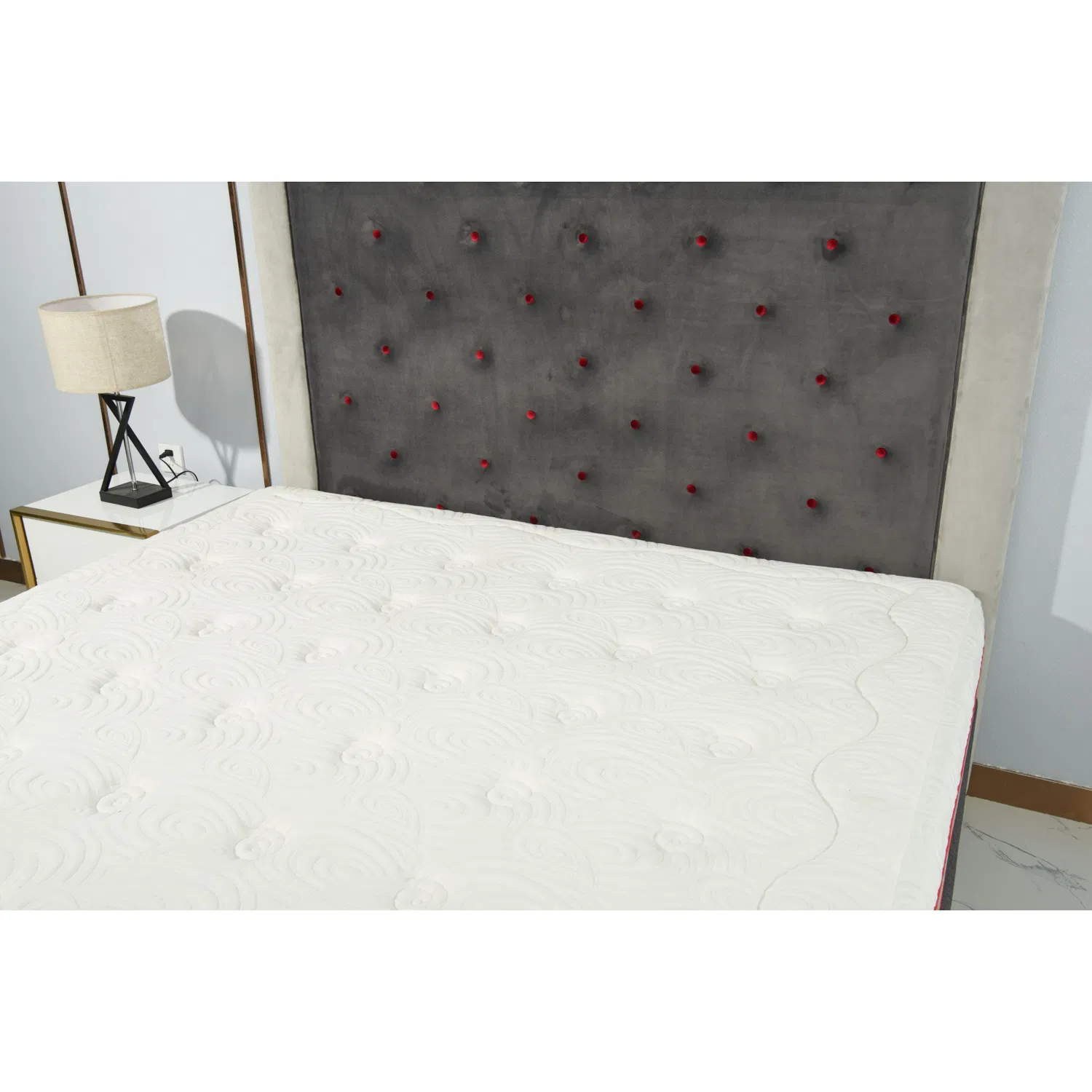 Euro Top King Size Hybrid Pocket Coil Spring Memory Foam Mattress