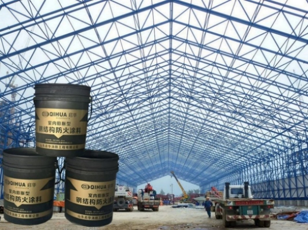 Durable Indoor Water-Soluble Ultra-Thin Intumescent Fireproof Coating for Steel Structures