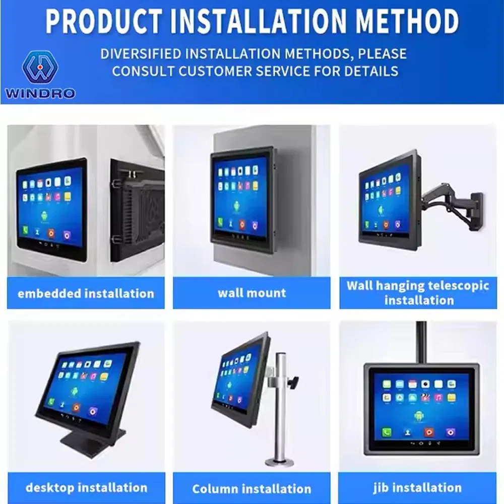 10.4 Inch Embedded All in One Panel PC I5 10th 1024*768 Resolution 10 Point Capacitive Touchscreen Monitor Industrial Tablet PC for ATM