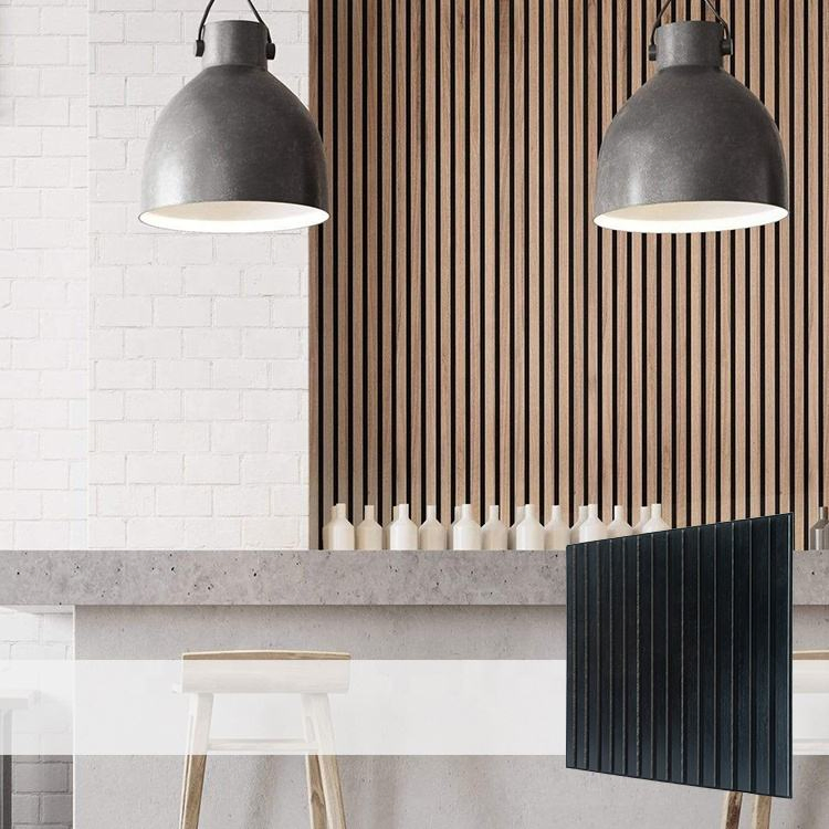 China Class B Th-Nova Standard or Customized Exterior Wall Acoustic Slat Panel