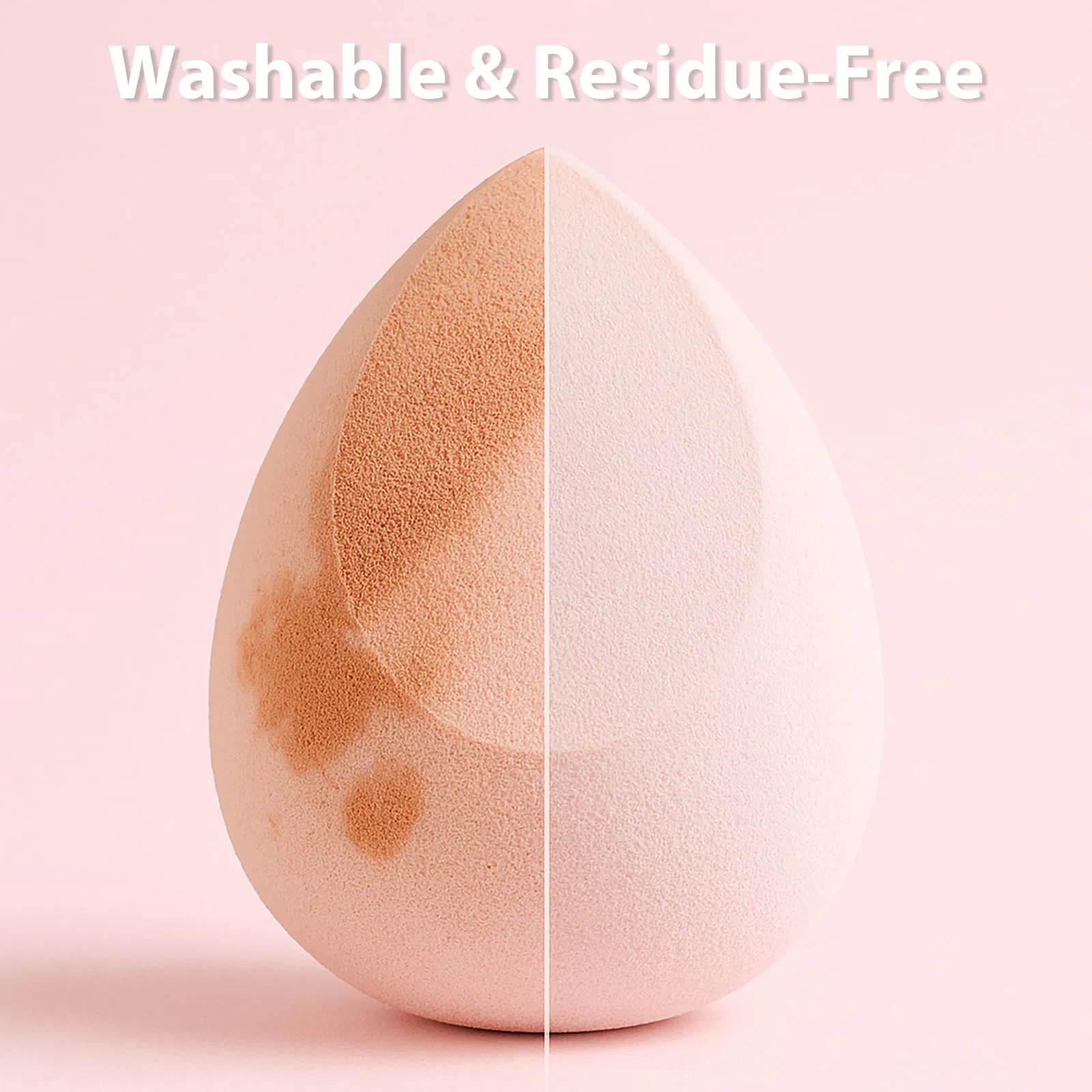 7 PCS Makeup Beauty Sponge Set for Liquid, Cream, and Powder, Latex Free