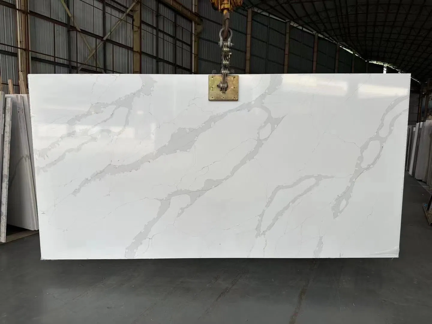 Artificial Quartz Stone Slab Carrara White Engineer Marble Price