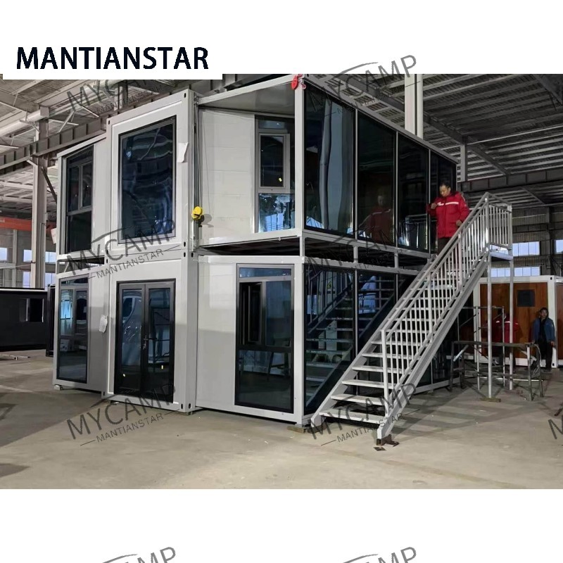 Factory Custom 20FT 40FT Vessel Prefabricated Houses 40 FT Expandable Mobile Foldable Container Prefab Home