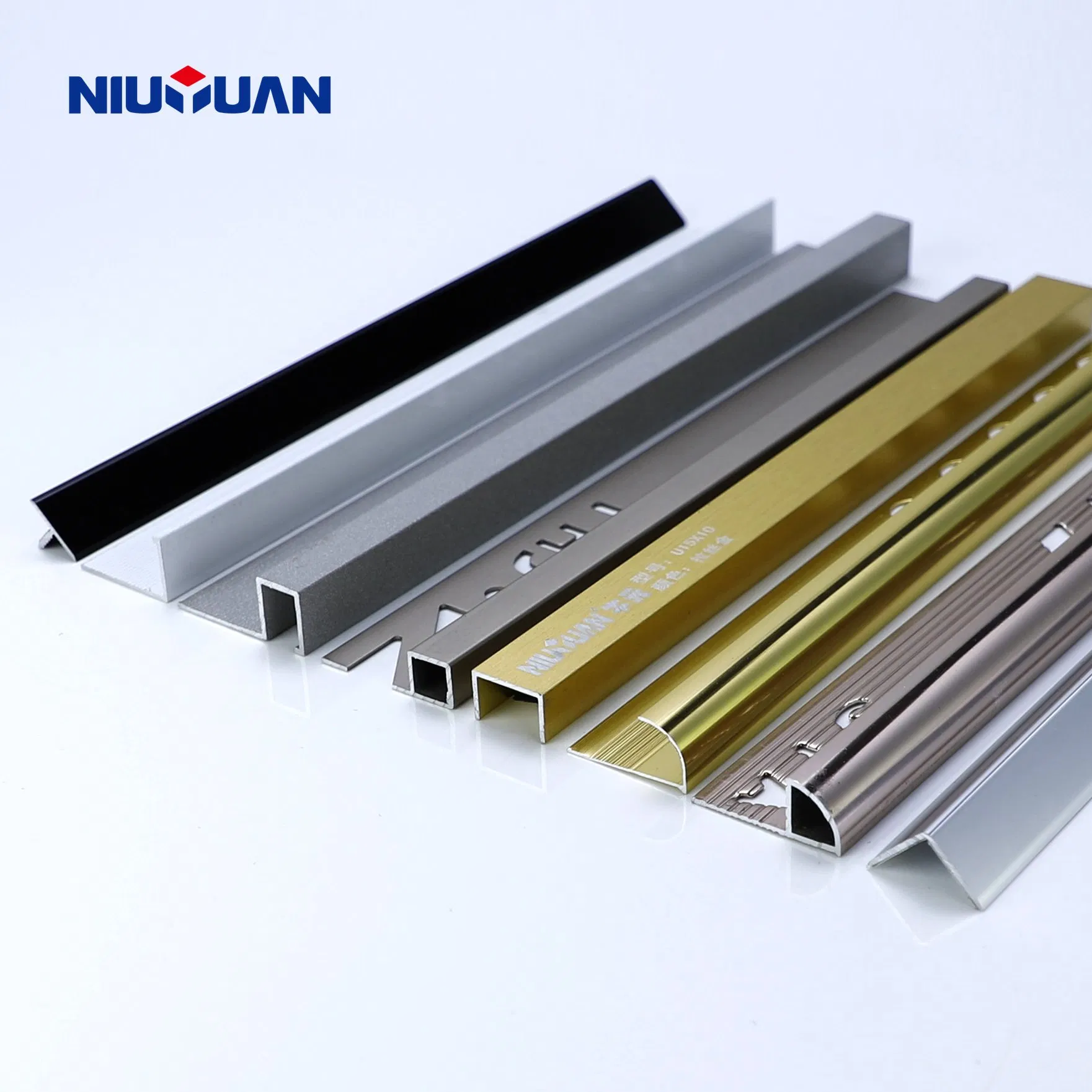 Factory Custom Decorative Aluminum Tile Edging Strip for Brick Tile Accessories